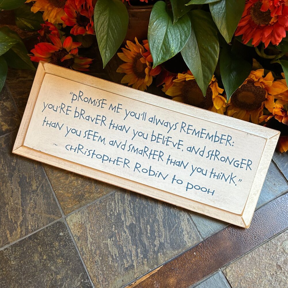 Winnie the Pooh Plaque (NEW) - Picture 2 of 13